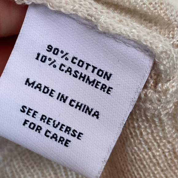 525 AMERICA ZIP FRONT DRAPEY CARDIGAN CASHMERE BLEND QUIET LUXURY - Picture 8 of 10